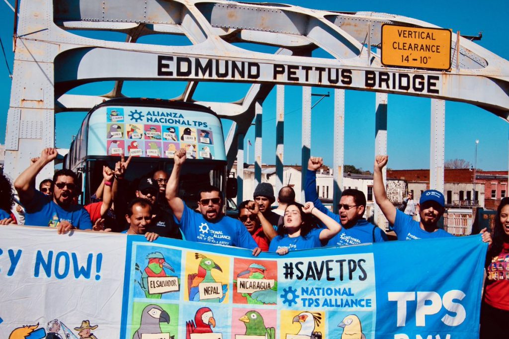 Journey for Justice participants advocating to save TPS. (National TPS Alliance / Twitter)